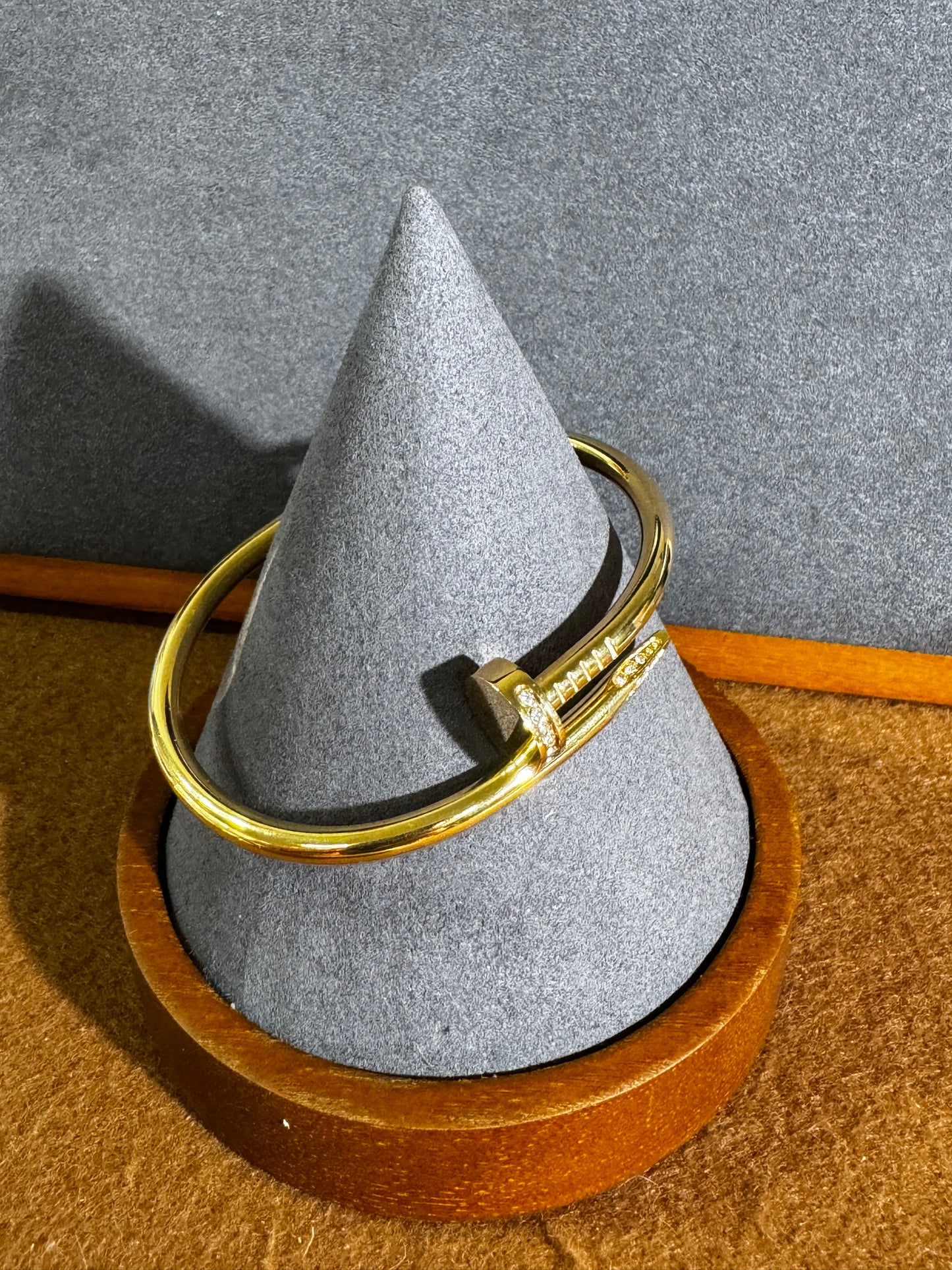 Golden Nail bangle
