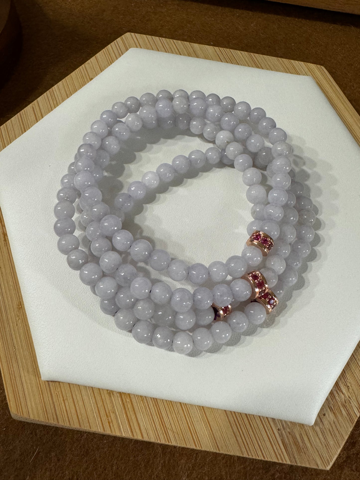 Lavender Jadeite ~5-6mm