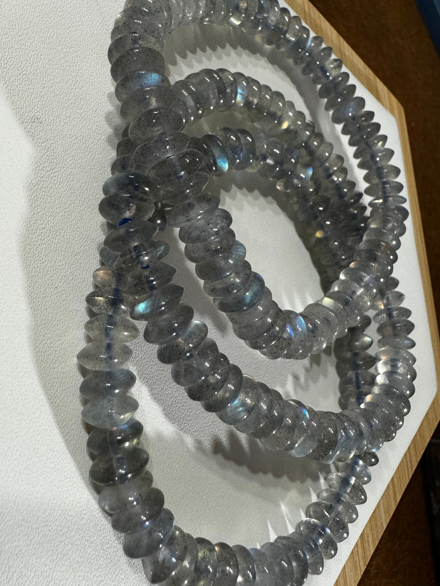 Labradorite rondelle L1
