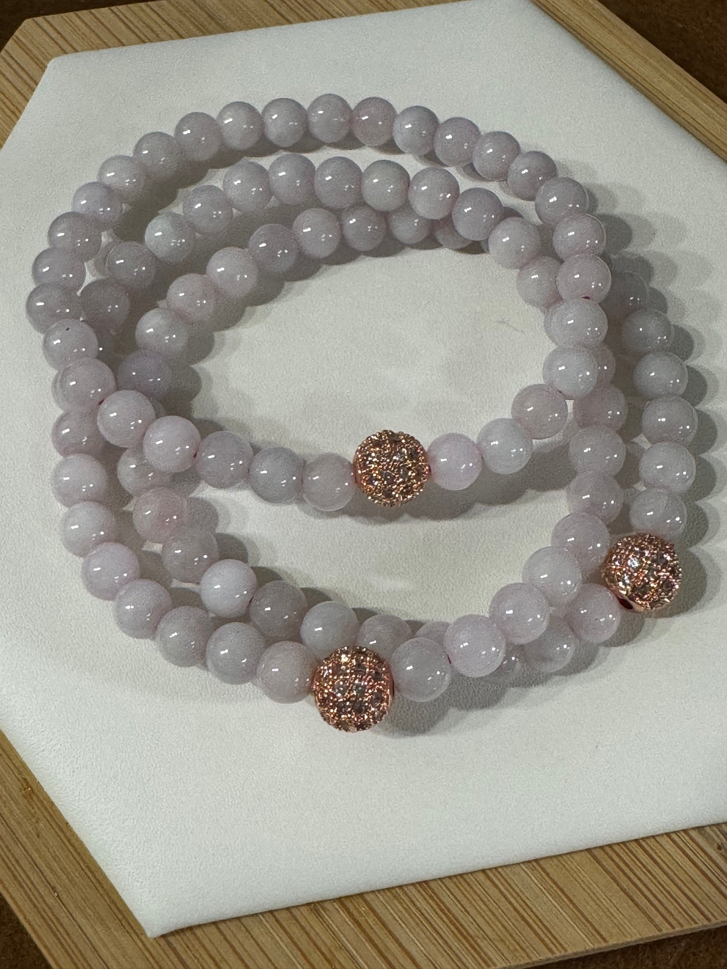 Lavender Jadeite ~5-6mm
