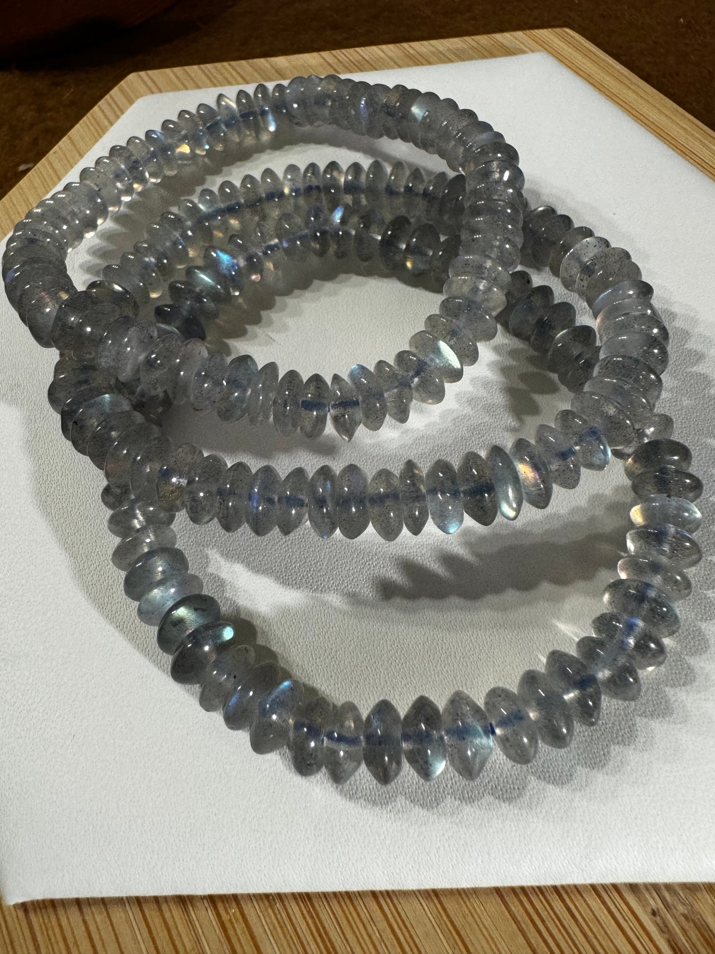 Labradorite rondelle L1