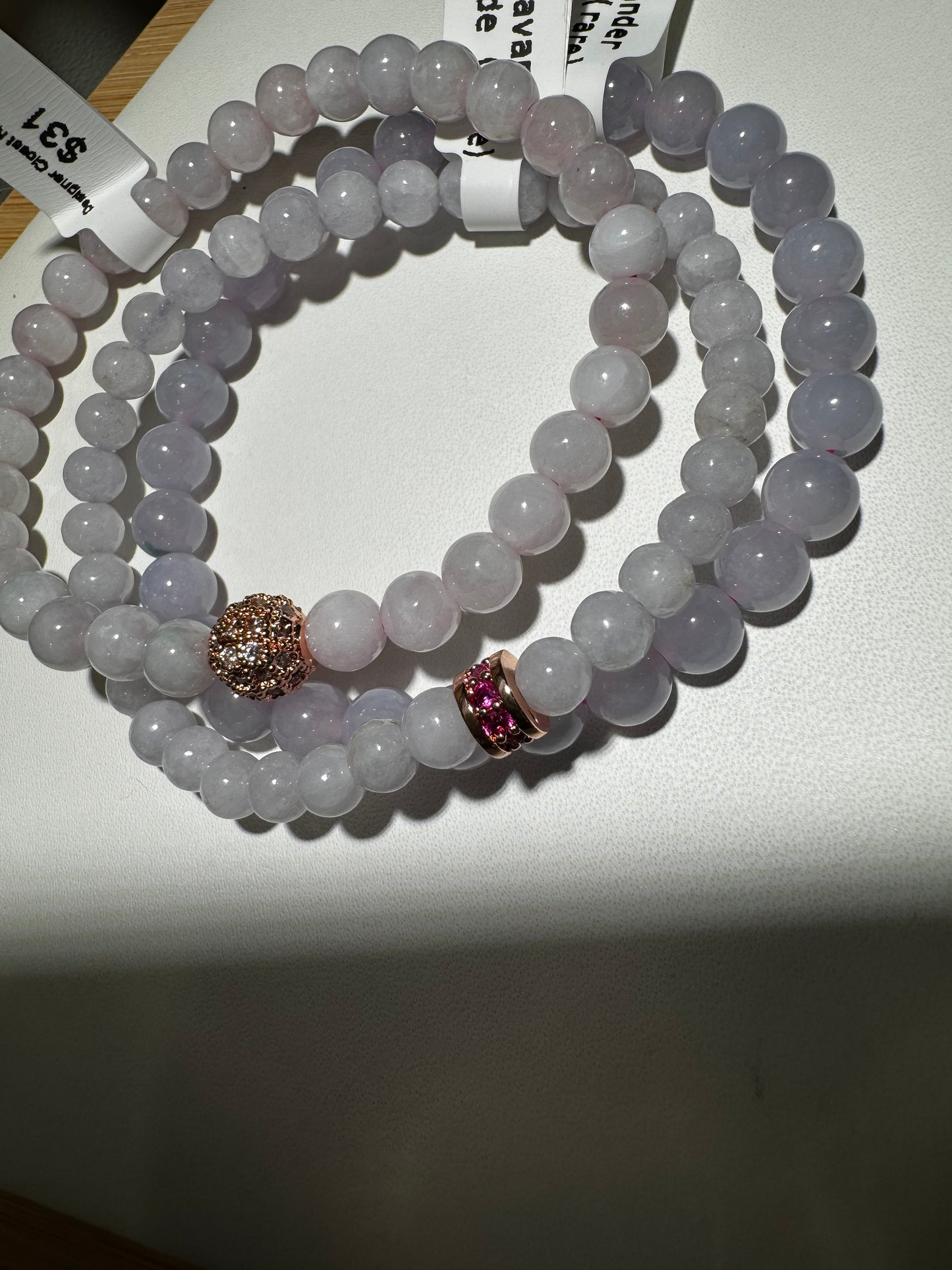 Lavender Jadeite ~5-6mm