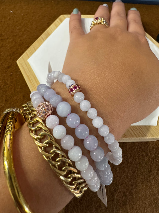 Lavender Jadeite ~5-6mm