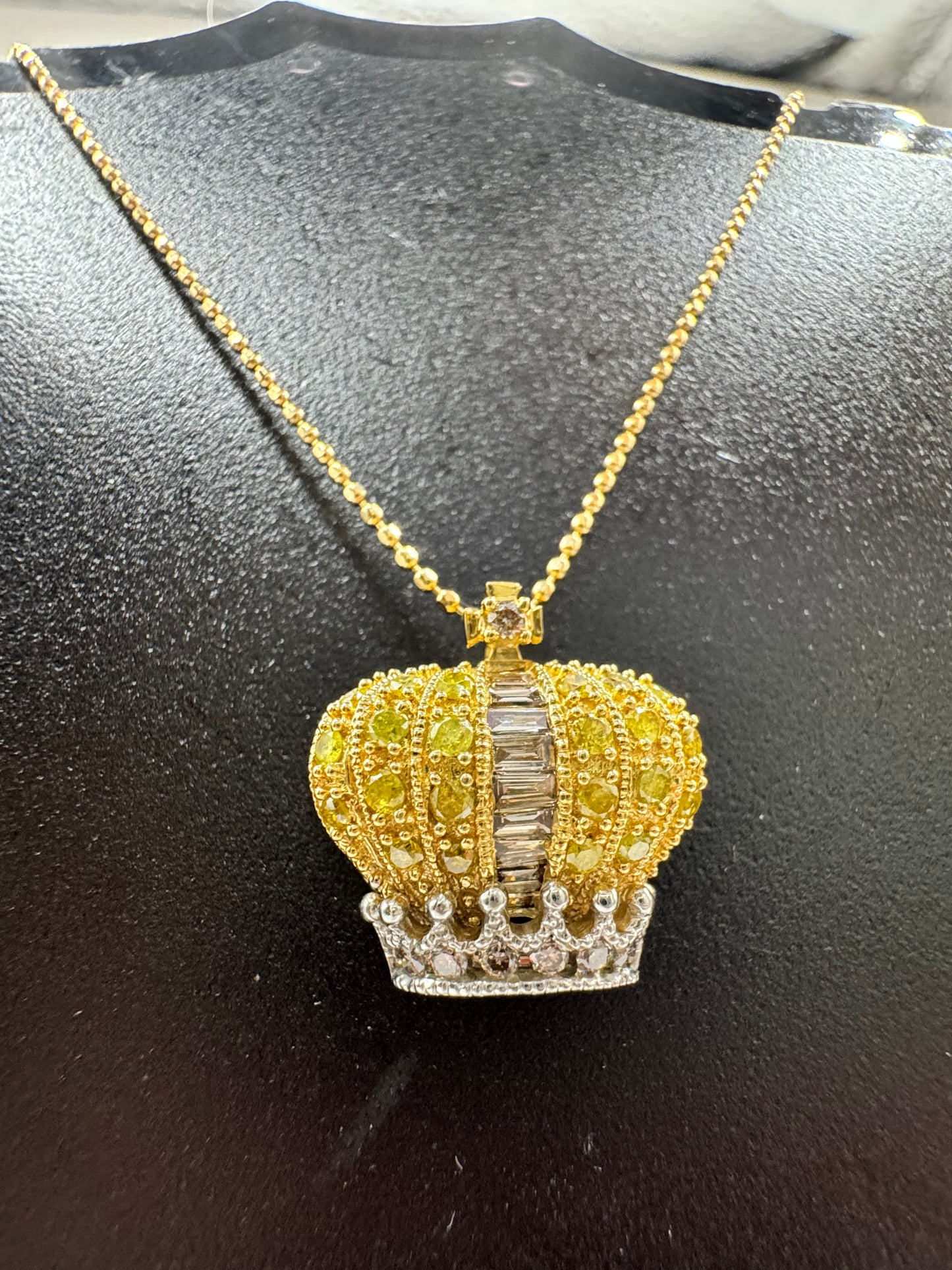 K18 Necklace Crown