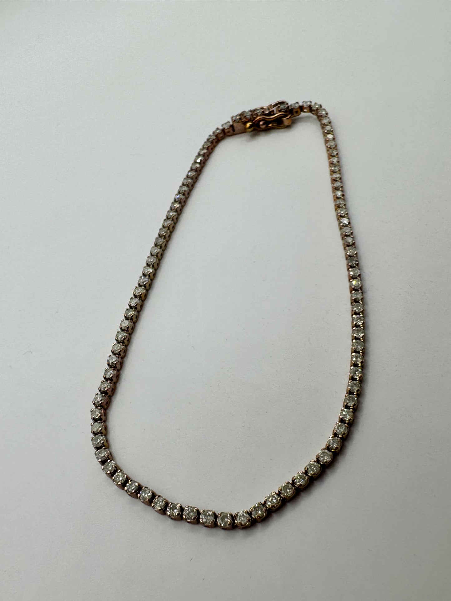 K18 Tennis Bracelet 1ct
