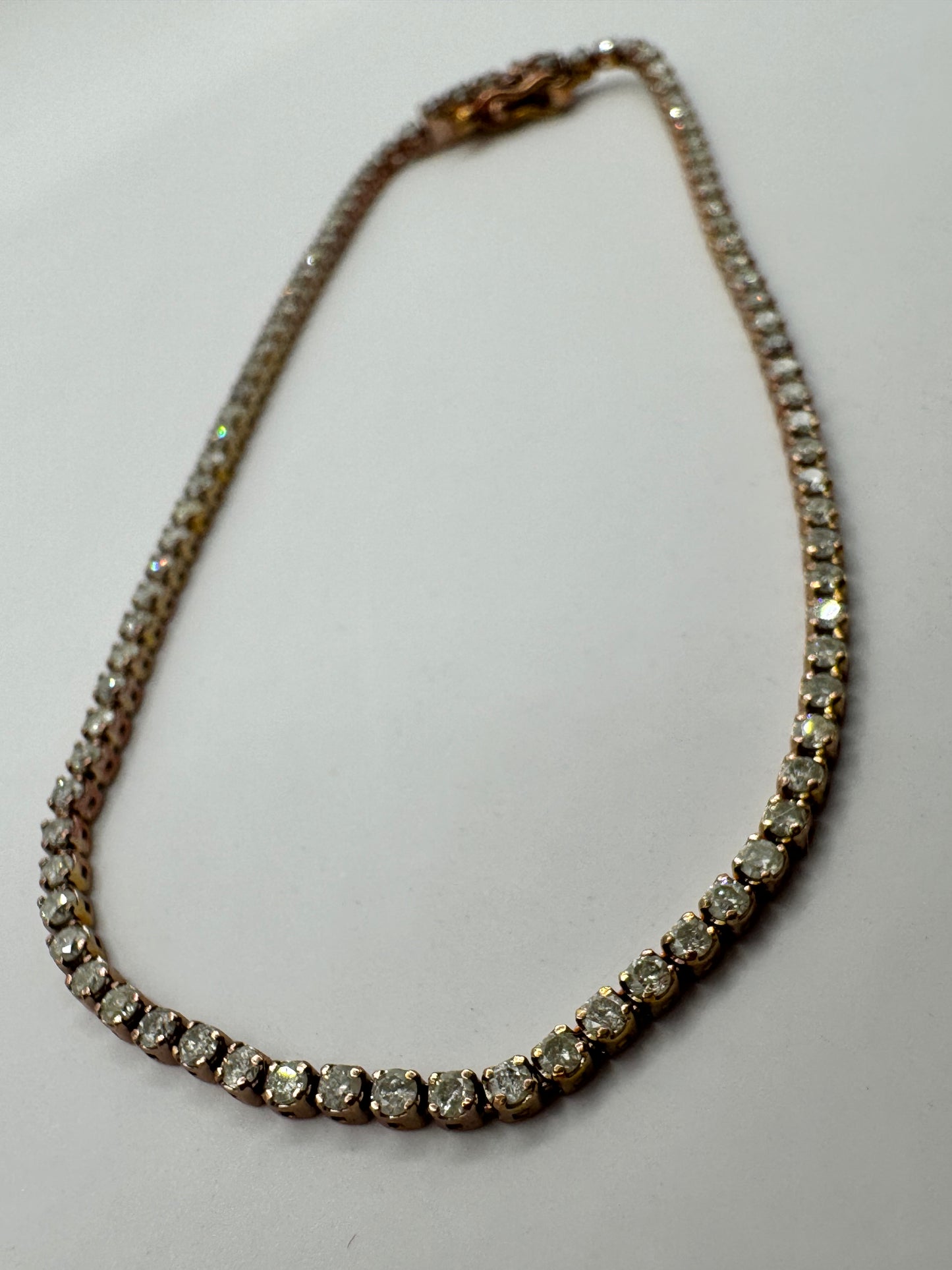K18 Tennis Bracelet 1ct