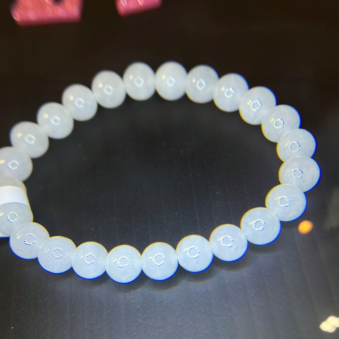 White Jade high quality 8.2mm