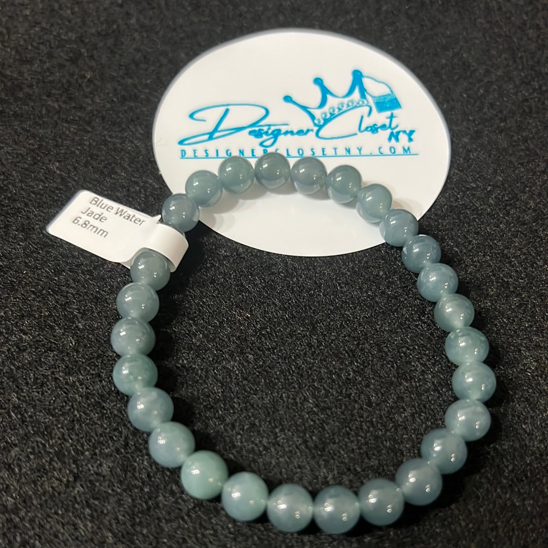 Blue Water jade 6.8mm