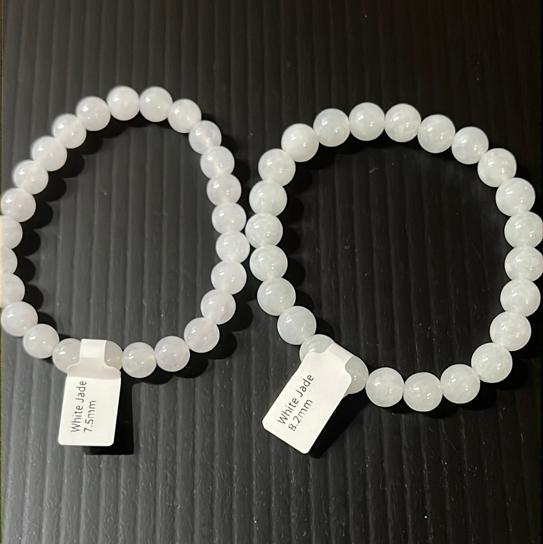 White Jade high quality 8.2mm