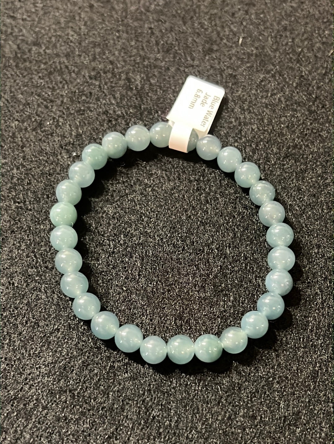 Blue Water jade 6.8mm