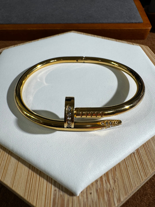 Golden Nail bangle