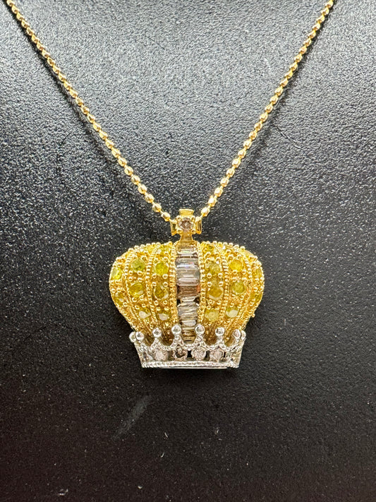 K18 Necklace Crown