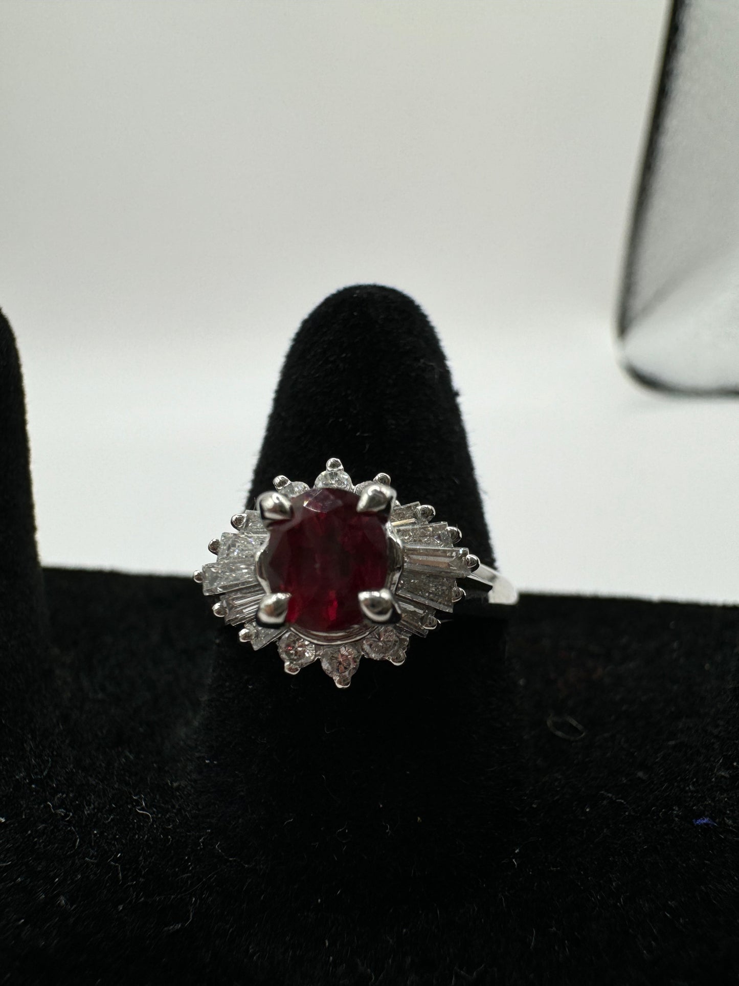 PT900 Ruby ring