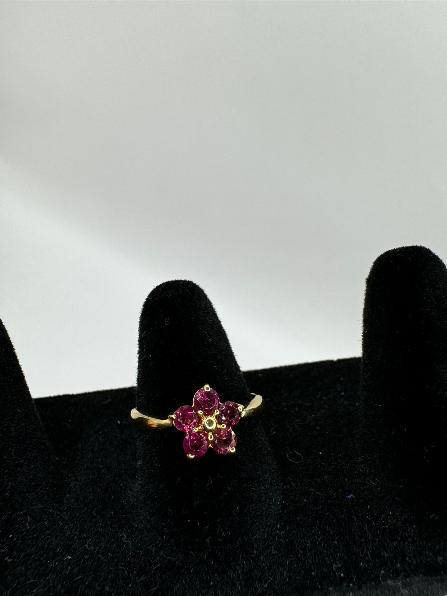 K18 Pink Tourmaline ring