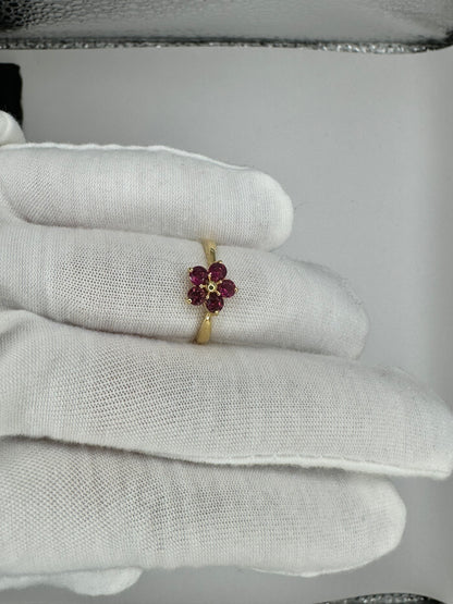 K18 Pink Tourmaline ring