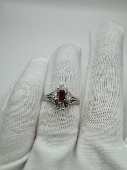 PT900 Ruby ring