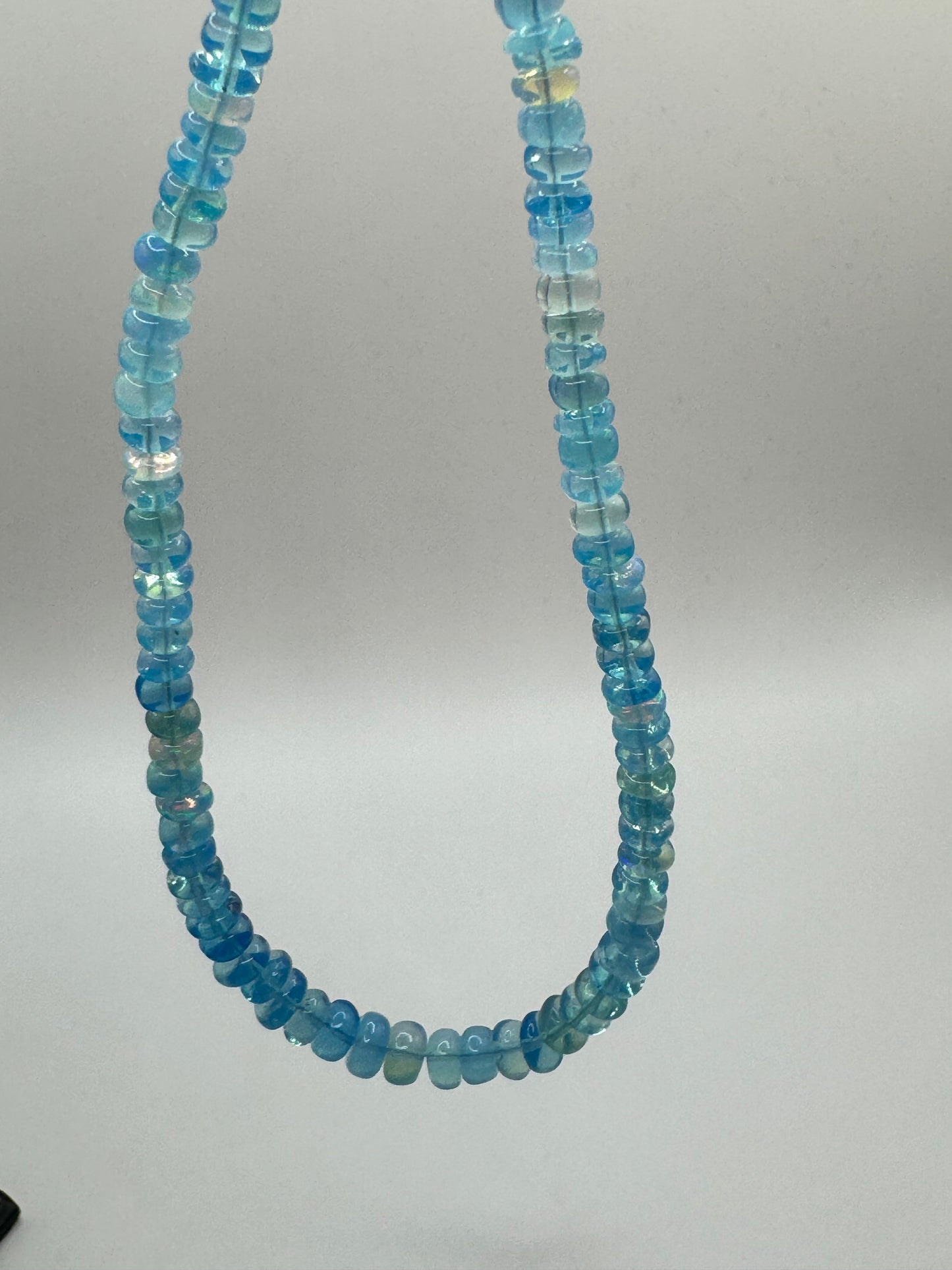 K18 Blue Opal Neckalce